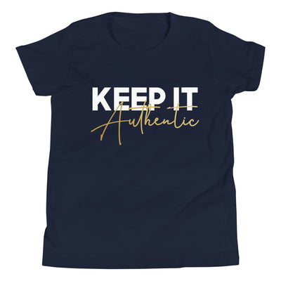 Youth Short "Keep It Authentic" Sleeve T-Shirt