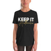 Youth Short "Keep It Authentic" Sleeve T-Shirt